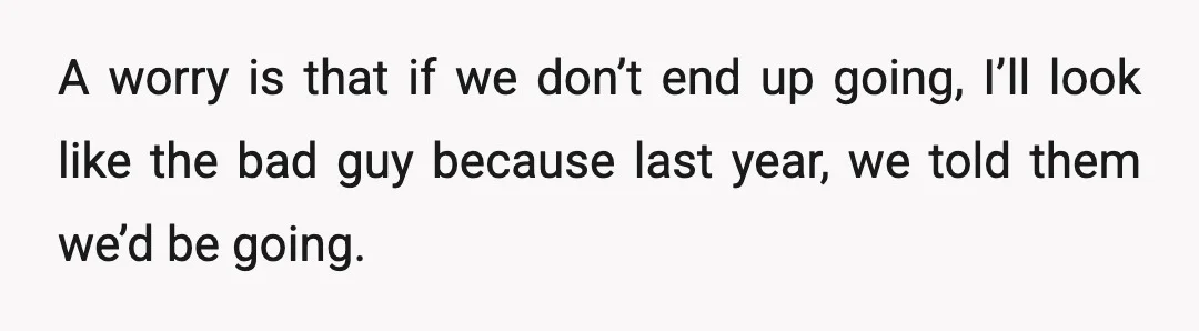 At this point, I honestly don’t even want to go anymore because the closer it gets, the more overwhelmed I feel that this has become a last-minute, stressful situation after...