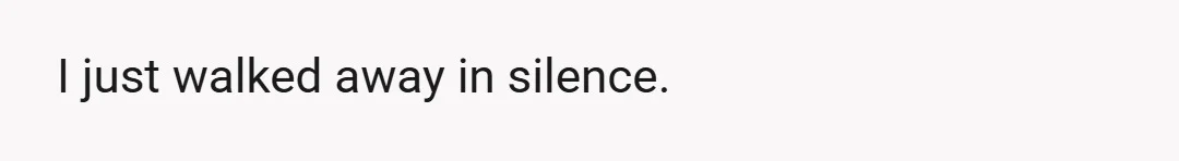 I didn’t curse.