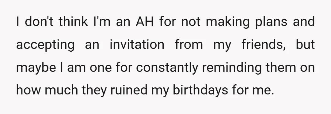 I pointed out she was the one who supplied the chocolate cake to the girl who has hated chocolate-flavored items her entire life.
