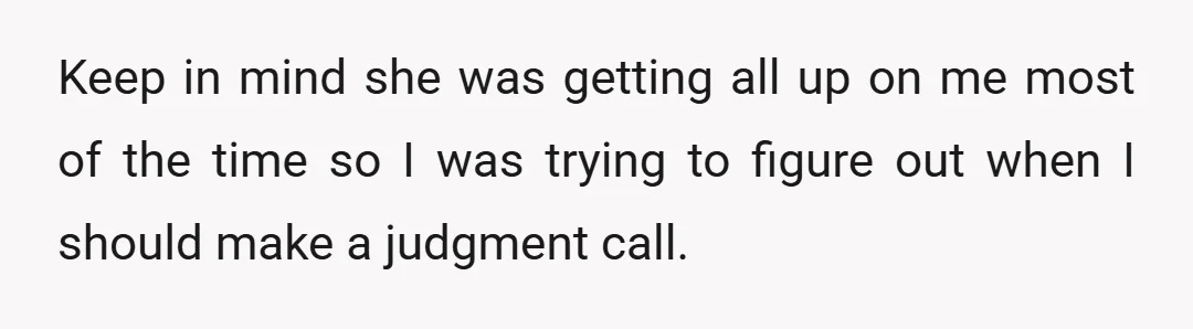 She would stare at people, point at them, refer to them as certain slurs or other offensive terms, and kept drinking.