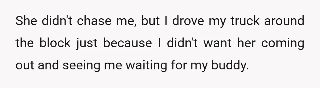 I tried to tell her I didn't need an Uber from her, because she was offering me one, because I didn't want her to spend her money on me. (Truthfully,...