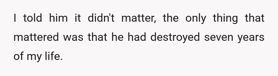 But I couldn't.