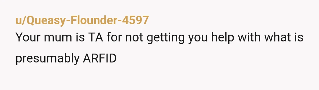 u/uurei NTA but you definitely have ARFID. Before you're an -hole to yourself, get into therapy with an ARFID specialized therapist, and start ERP (exposure response prevention) therapy.