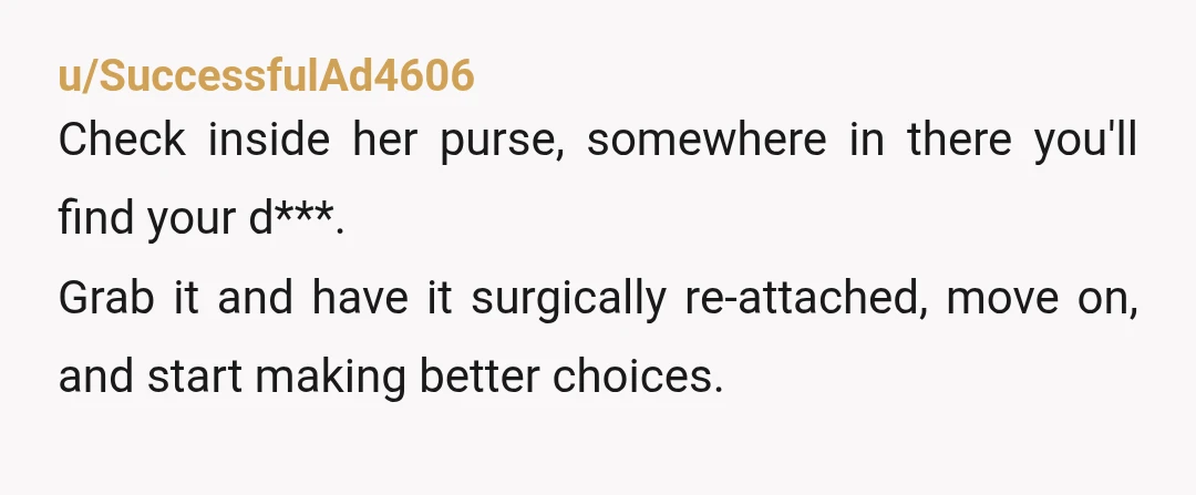 u/Tittoilet
NTA.
If you stop driving her and she breaks up with you, please know it’s not because you’re an AH, it’s because she’s using you for rides.