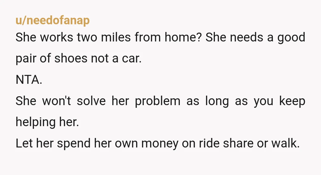 u/pottersquash ESH. You raised her. I say this in part cause why would tell her for a year to do basic maintenance, see her not do it, then proceed to...