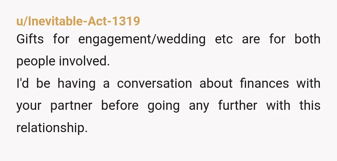 u/Cragbog
Your two options here are either she's not very bright or she's greedy. Can you live with those?