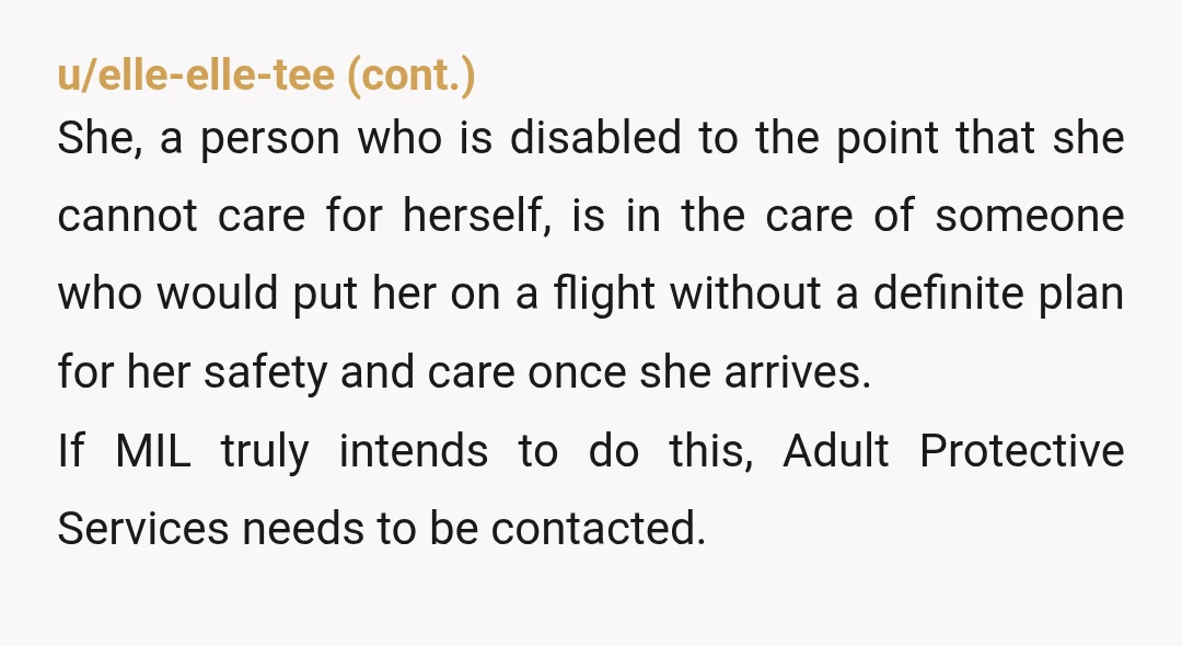 u/CheckIntelligent7828 NTA Put it in writing. Twice. I would email her and text her and save the receipts. And do not be wishy washy (not saying you are, just don't...