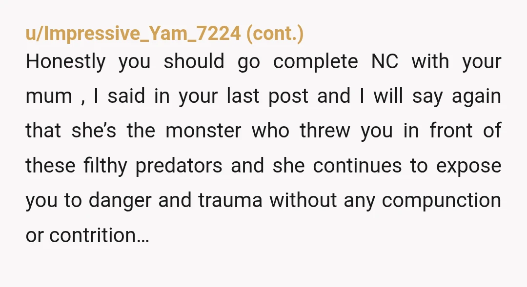 u/jewoughtaknow Wow, that’s a wild turn of events. I want to recommend EMDR therapy. It deals specifically with traumas—usually very quickly—and has changed my life in infinite ways. You deserve...