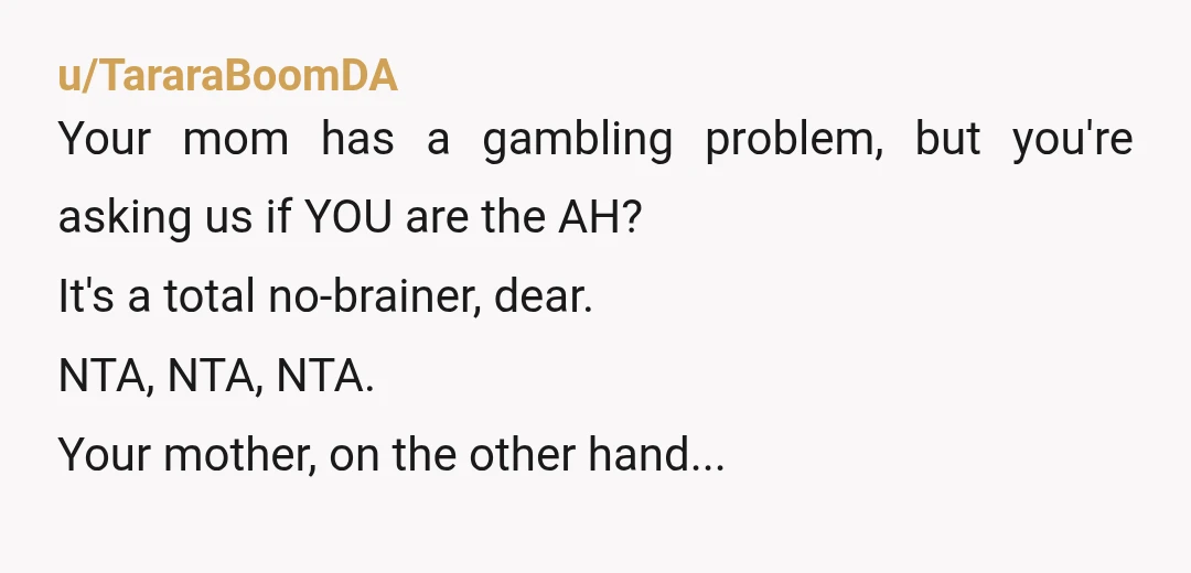 u/johnnytheavocaedo NTA! but why are you being tasked with this and not your dad?? I think it's unfair for them to put you in this situation, as it's clear that...