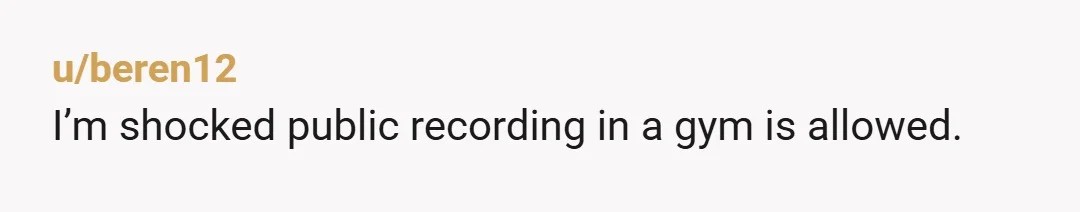 u/beren12
I’m shocked public recording in a gym is allowed.