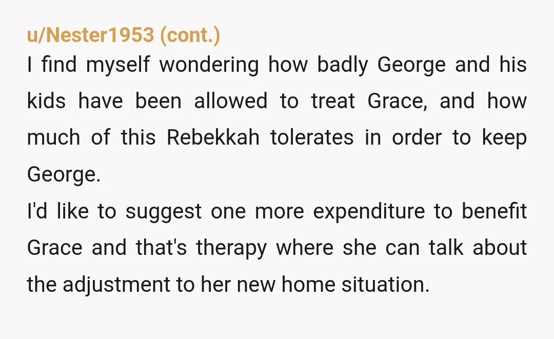 u/ilovethemusic This is one of those awkward issues that come up in blended families. Even though things were pretty equal WITHIN our house, I had stepsiblings who got a lot...