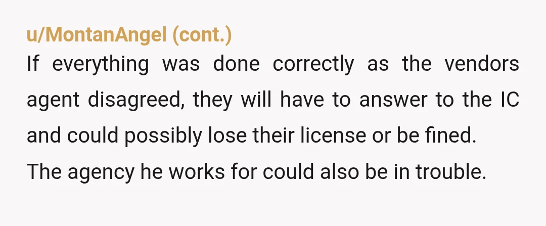 u/WinEquivalent4069 NTA. You did all you could but the venue operators need to make their needs and requirements clear to their clients aka the bride and groom when they sign...