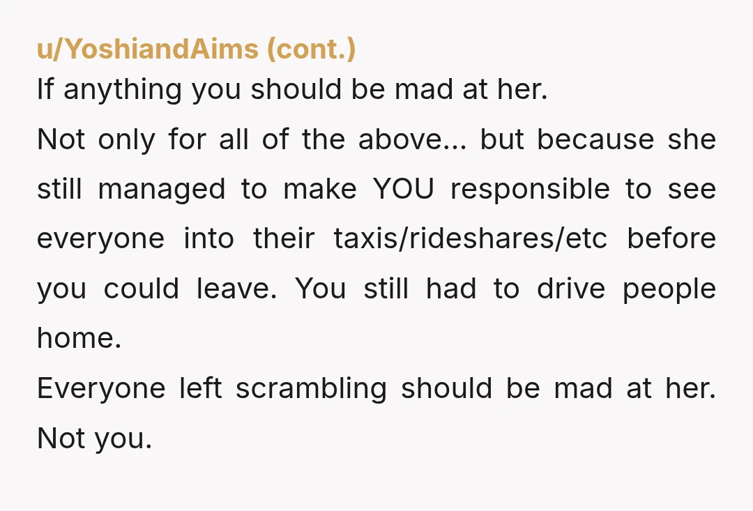 u/Reasonable_Charge531
Well. She did look stupid. But it wasn’t your fault at all. NTA.