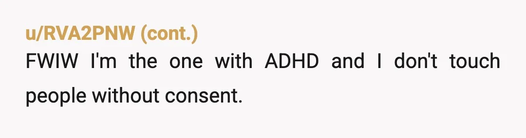 u/Is_It_Soup_Season That’s literally sexual assault. If he had done this to a stranger on the street, he’d be in handcuffs. Your body autonomy doesn’t disappear just because you marry some...