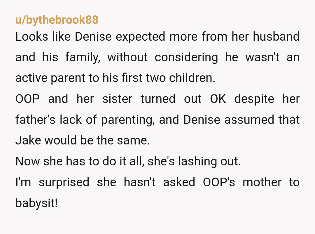 u/AmayaScott_
Those “offers” were wild.
They weren’t trying to solve anything, just trade access to her kids like bargaining chips.
Good on OOP for standing firm