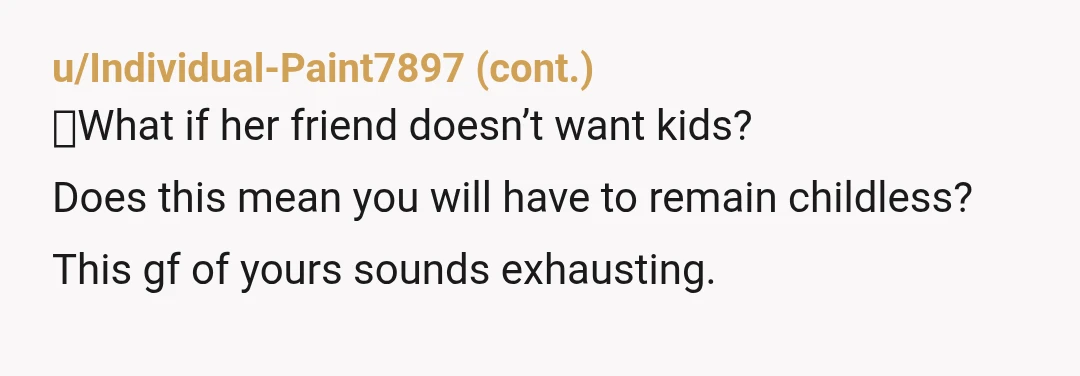 u/DeJoCa I’d be re thinking getting married to her. You should be #1 priority at this point for sure, and in the future. She’s letting her friend have the priority...