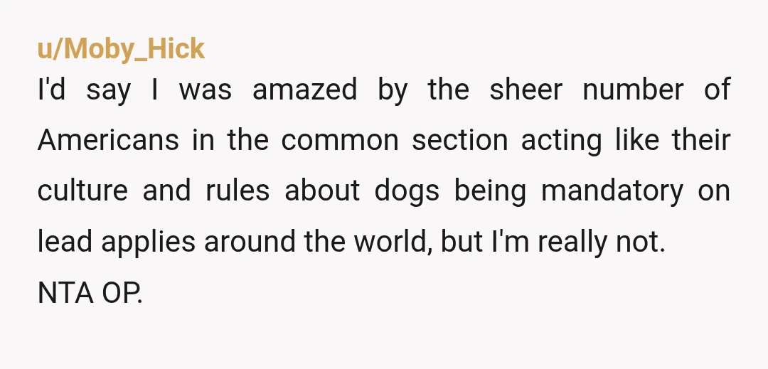 u/ChemicalCat4181
You're fine as long as dogs are allowed off leash at that park.