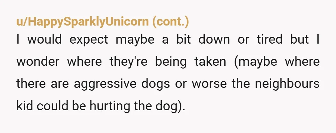 u/KrofftSurvivor NTA Your dog is not her child's emotional support animal, and you were doing the child a favor - this turned out to be not in the best interests...