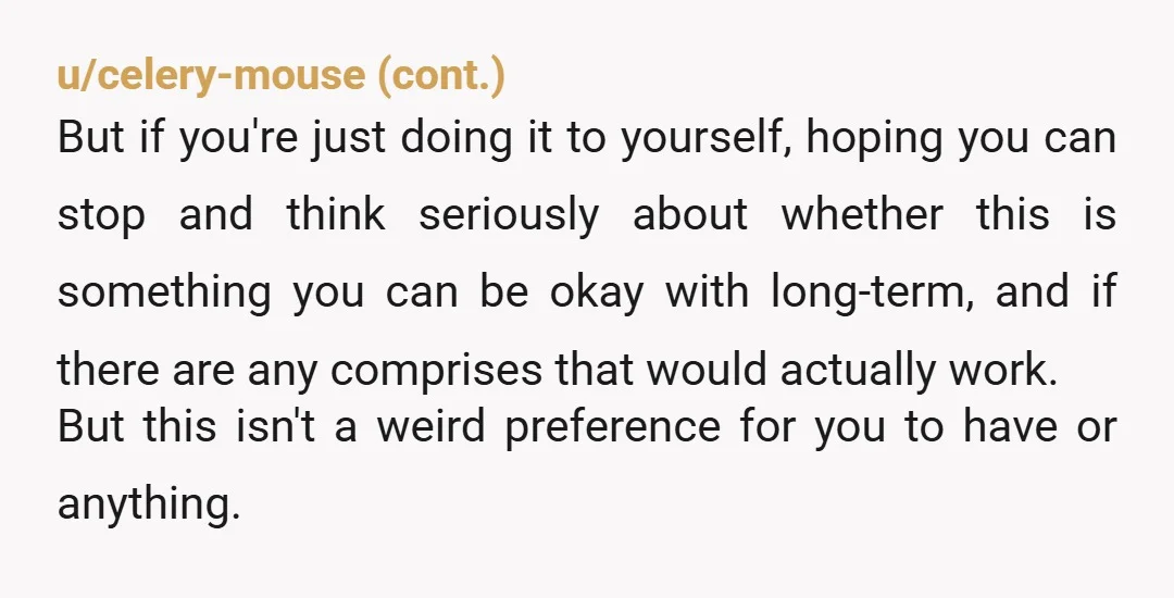 u/Humamp Some couples are happy sleeping apart, but some people want to sleep together. You first need to think about what you need or want. Do you need a partner...