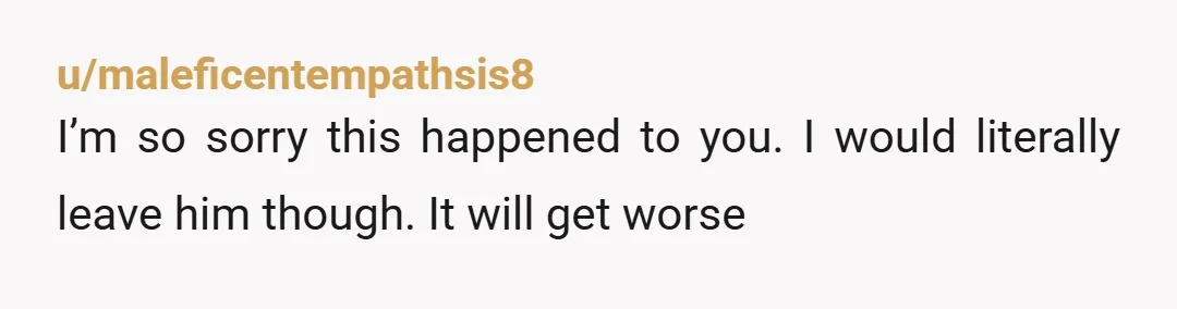 u/rachie-bobby I wouldn’t tolerate this with a new baby, I’m sorry. I’d stay with mom and think long and hard about what raising a baby in that environment looks like...