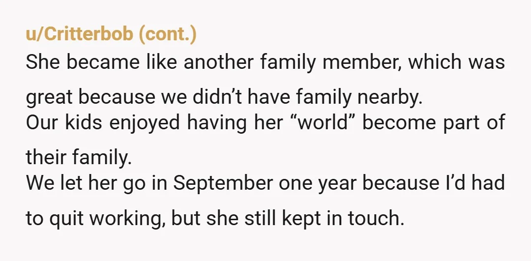 u/UnusualPotato1515 Maybe she’s worried about you being a young single mum & trying to give you support in a friendly way hence all the communication? Just say you’re exhausted from...