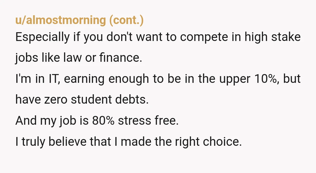 u/lostglamour NTA telling him now gives him two years to adjust and research so he can still get what he wants out of college, it's the responsible parent thing to...
