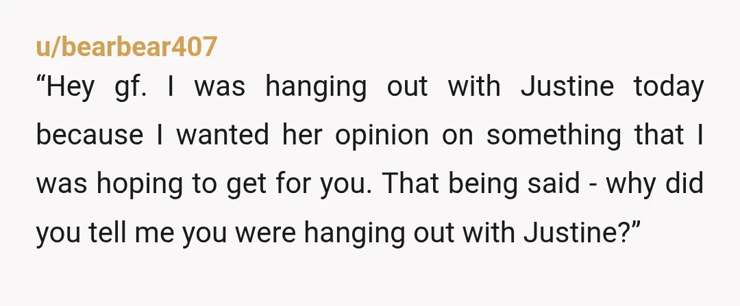 u/LuciaGrey You need to just ask her ... you said it’s not weird for you to shop jewelry with her friends so tell her you were thinking of getting her...