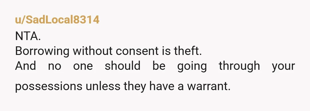 u/Decent_Front4647
Why would your mother worry about it looking unwelcoming? They have no business in your room,so of course they aren’t welcome.
That’s a them problem, and they created it.