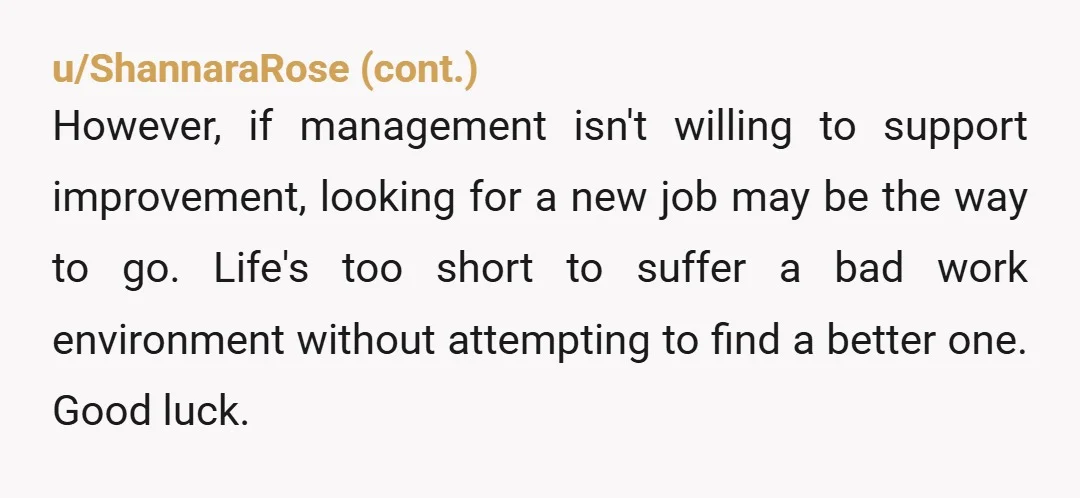 u/ourlittlevisionary NTA. If you let it slide too much you could start actually facing consequences at work. You shouldn’t take the blame for things you aren’t responsible for and other...