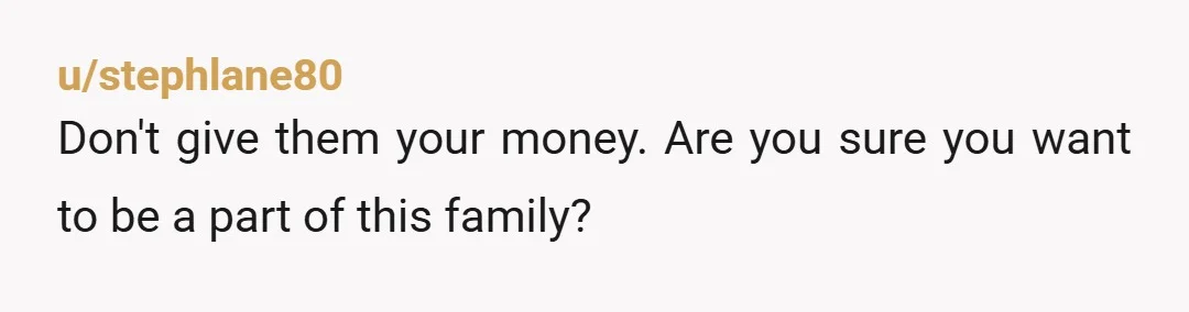 u/AgonistPhD
NTA. Stop talking to these awful people. Why isn't your fiancé fielding their bullshit?