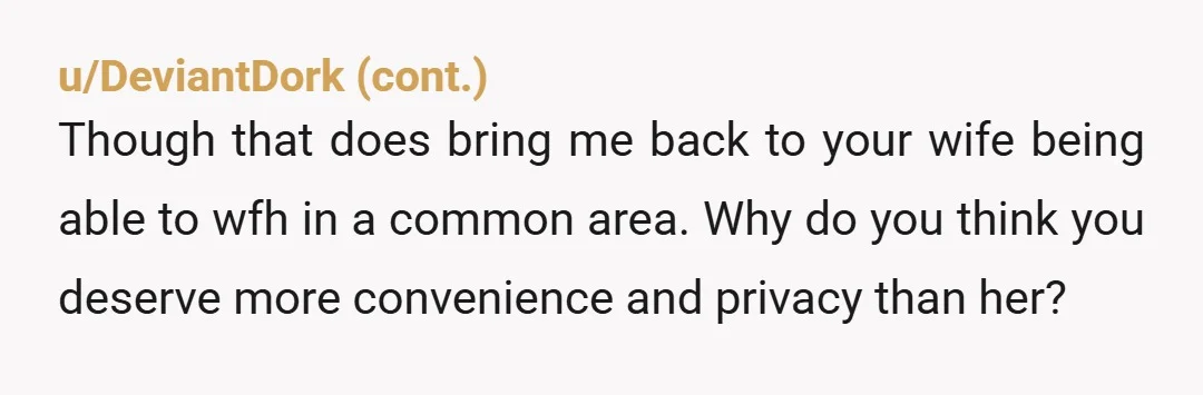 u/MM_in_MN Move into the guest room during their stay. MIL is in your bedroom. Or move your office setup out of that room and into your bedroom during their stay....