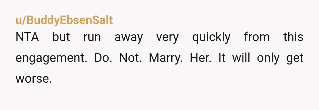 u/Soft_Remote_1511 NTA but maybe its time to end things. Let her keep the money cuz financial issues tend to lead to divorce. Youre already fighting about money and not even...