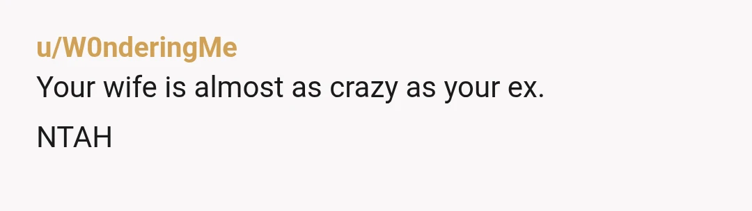 u/HCIBSW NTA YOU did not cause the ruckus. The ex did. Ignoring it may not have been a solution. For all anyone knows the ex could have been waiting for...