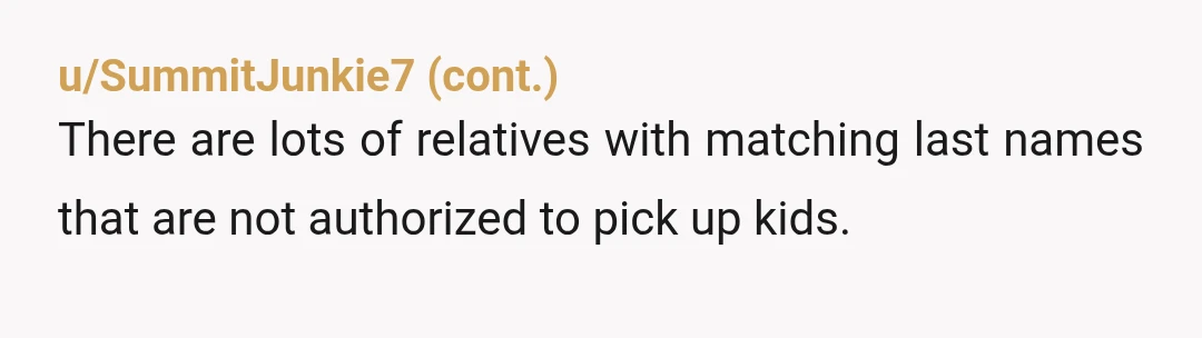 u/No-Restaurant-6433 WTH? I got my last name from my mom cause she gave birth to me 🤷‍♀️ you are the one giving birth and you should continue ur last name...