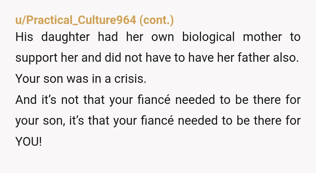 u/AlwaySmiley247 If he couldn’t be there for your son he should have let you out of obligation of his daughters recital. I mean after being in hospital, not knowing your...