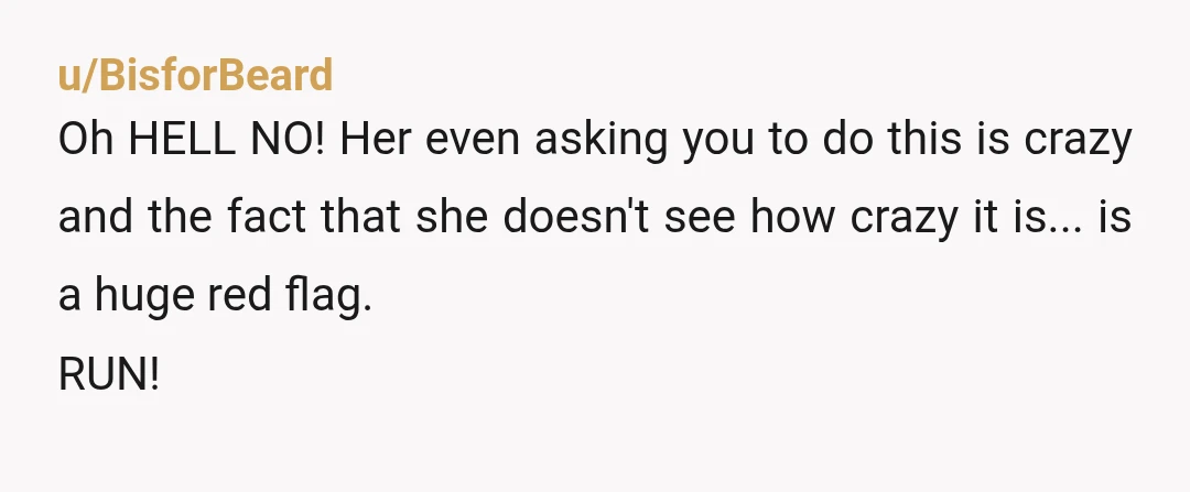 her best friend doesn't even want to get married. So my girlfriend's whole plan is to first convince her that she wants marriage, then find her a guy, then hope...