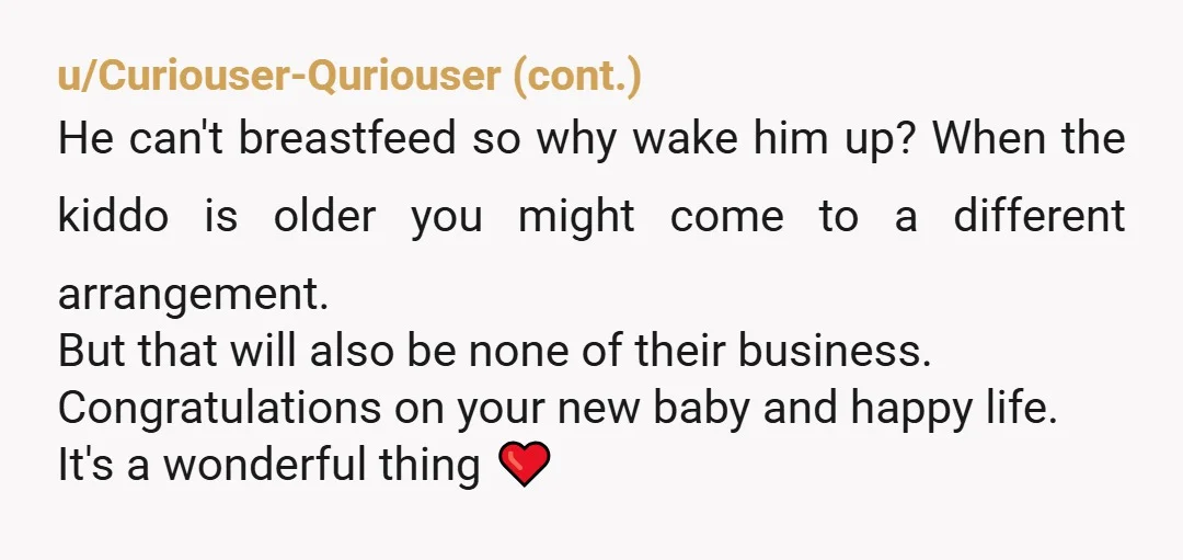u/Mypettyface Well, I know which of the three of you will probably still be married in 5 years. You love and respect your husband and want him to be safe...