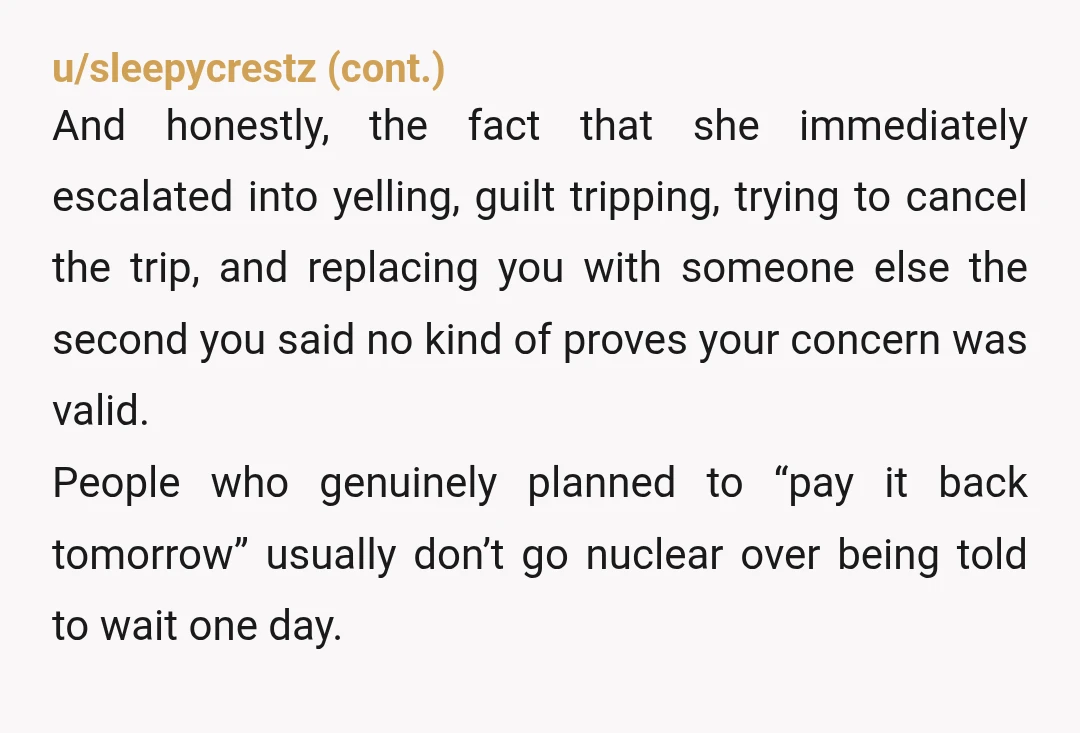 u/boredom-depressed23 INFO: How old are you? Either way NTA. You did the right thing out of love for your mother, gambling addiction is an illness like any other she needs...