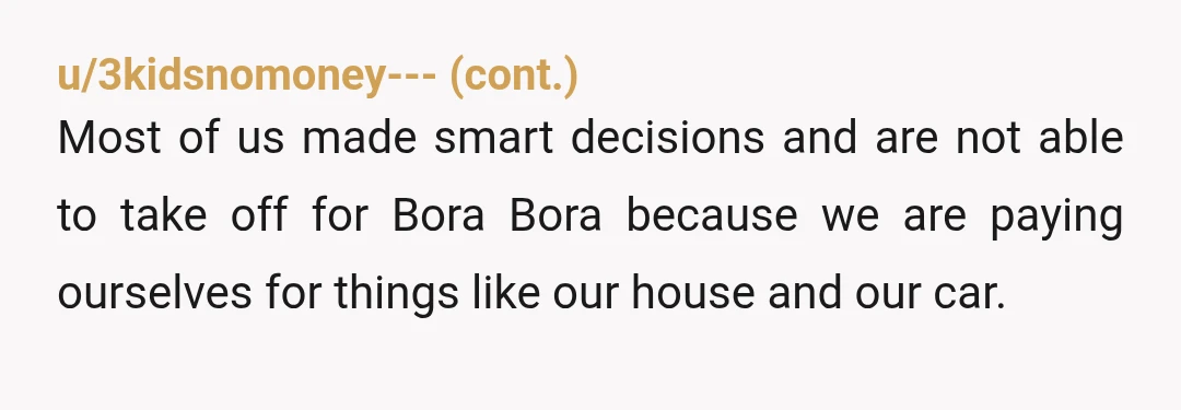 u/MangoCat20 NTA. I can see where some of the other comments are coming from but they’re also ignoring some important context. The advice you gave her in college was to...