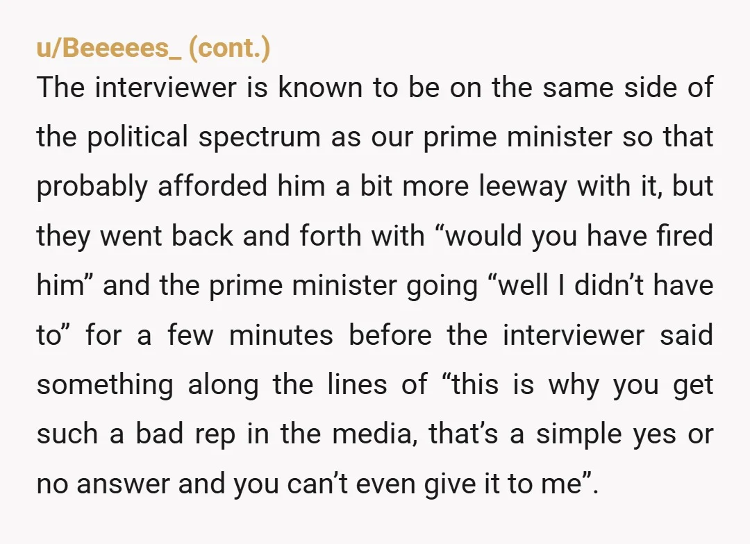 u/Ryan1869 While it may be common here on Reddit, that kind of behavior is viewed by serious journalists as being unprofessional. Plus when your job relies on your access to...