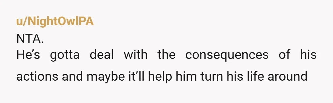 u/uptown_girl8
Prison sounds like a great place for him to sober up and learn his lesson