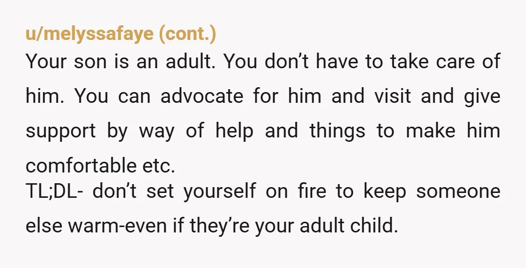 u/LizzieJeanPeters He is not angry at you. He is lashing out at his circumstances. He needs to regain his life again and he doesn't know how to yet. I think...