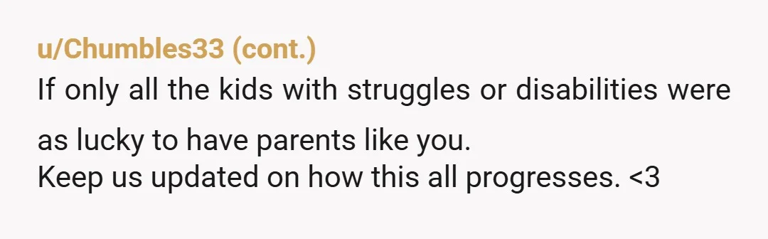 u/Previous_Mood_3251 I’m proud of you. Navigating the way schools treat special education, IEPs, and discipline is a full-time job, and this is the exact right thing to do. Hang in...