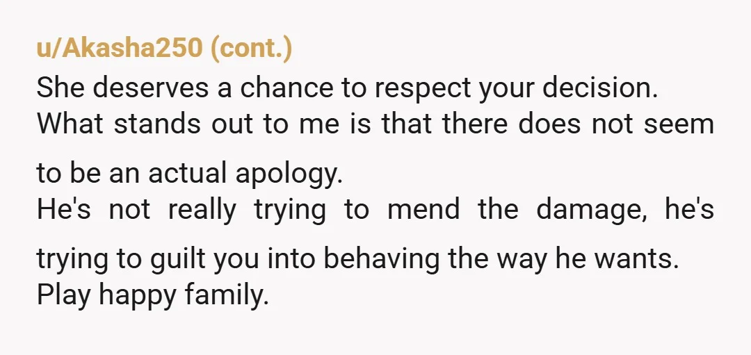 u/ReplacementLevel2574
Tell him once he’s paid up in full you’ll consider it.
