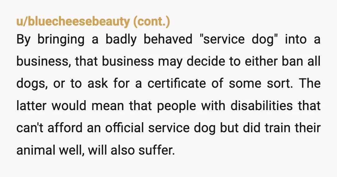u/KBWordPerson Unfortunately there is no registration for service dogs in the United States. To qualify for a service animal you need confirmation from a medical professional that a service dog...