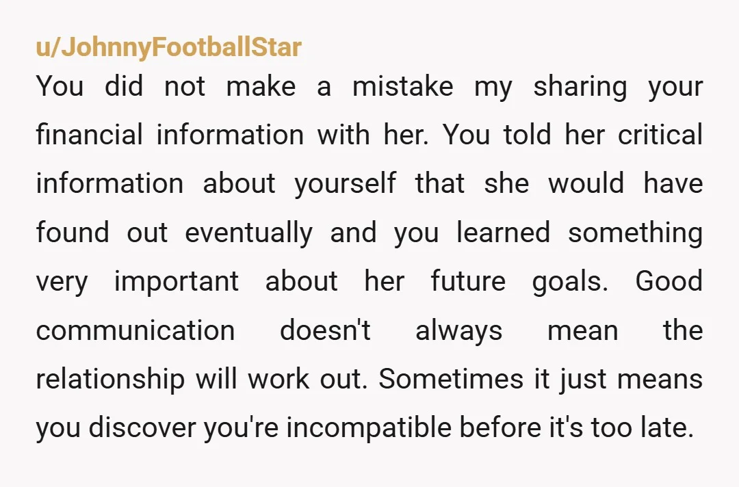 u/localdisastergay Yes, it’s a problem that she seems to have changed her mind about future planning in a way that doesn’t seem very realistic. It’s a bigger problem that she...
