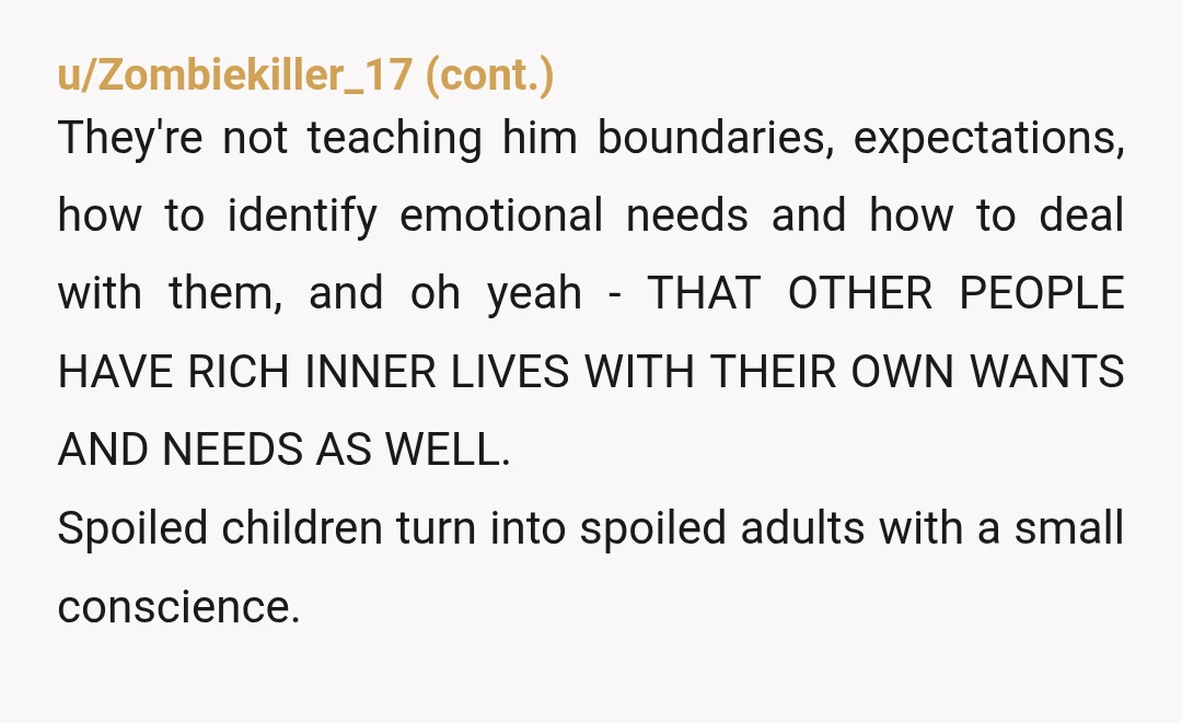 u/PrincessCG Denise wanted a girl and she got a boy. So she puts him in a weird religious school and expects everyone else to raise him so she can what,...