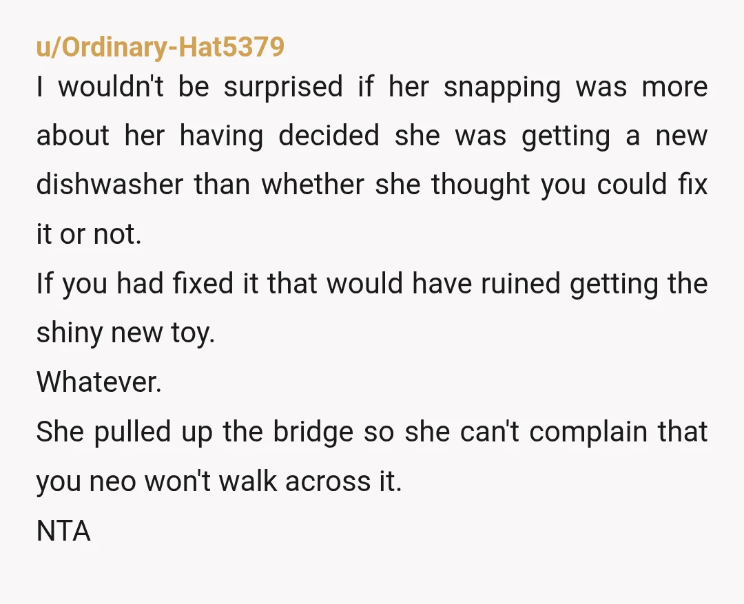 u/Medical-Potato5920
NTA.
Is that the sort of person you want to be? You mean someone who refuses to do favours for disrespectful people? Absolutely!
