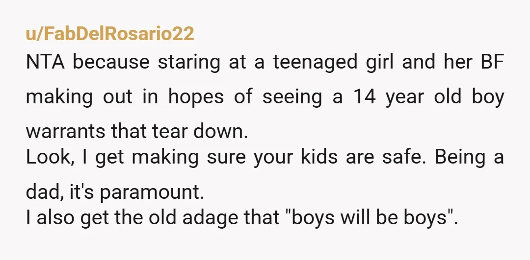 u/newoldclam NTA it is not legal to stalk around a house. The moms anxiety about her kid is not something you owe her to fix. Yes you should have kept...