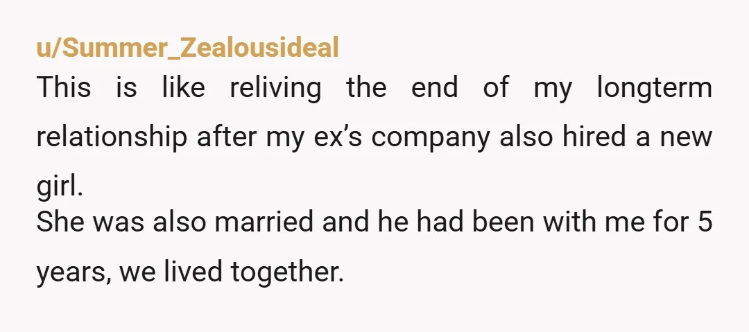 u/sujiittt
The hiding screen part would make me suspicious too honestly.
Most “work spouse” situations are harmless until suddenly they arent.
